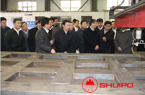 山東省副省長張超超來水泊焊割考察